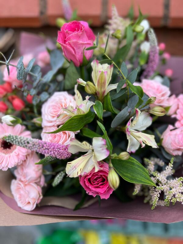 Flowers delivered to customer