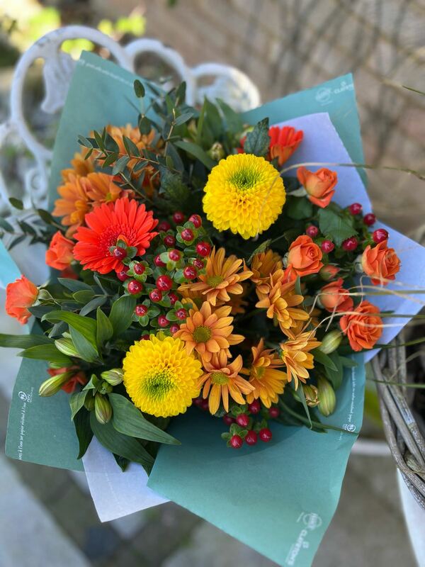 Flowers delivered to customer