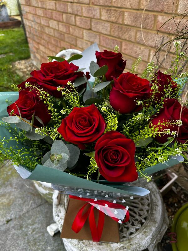 Flowers delivered to customer