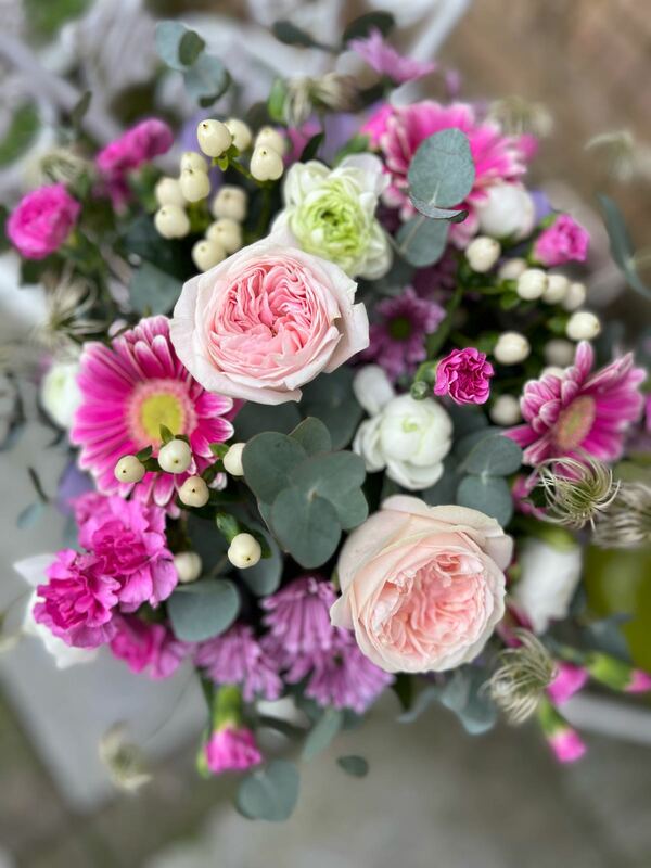 Flowers delivered to customer