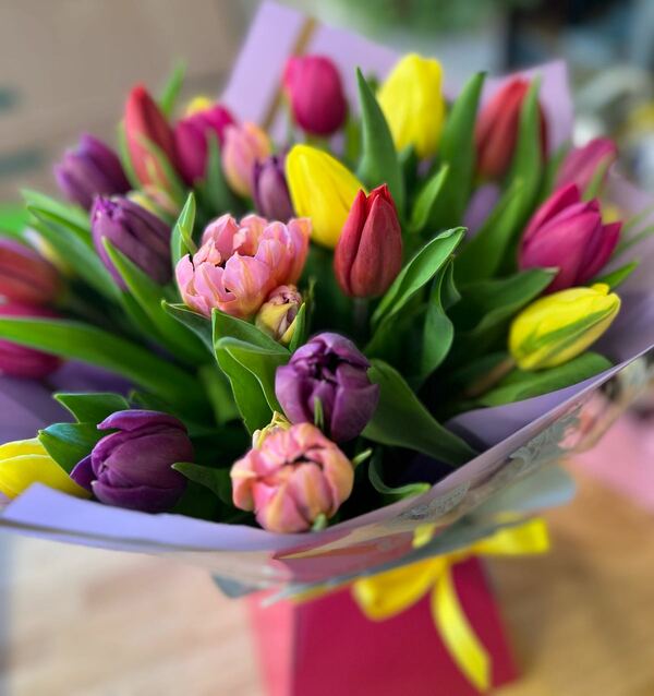 Flowers delivered to customer