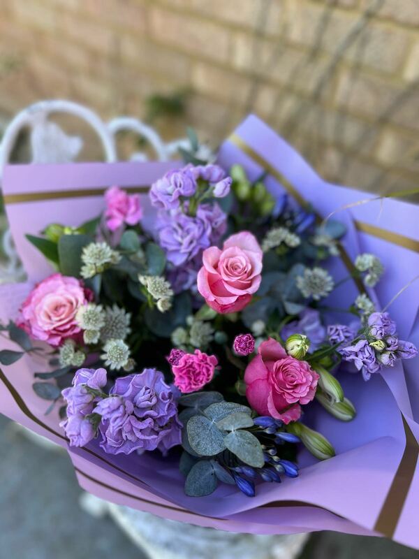 Flowers delivered to customer