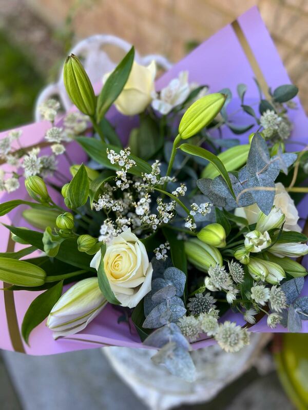 Flowers delivered to customer