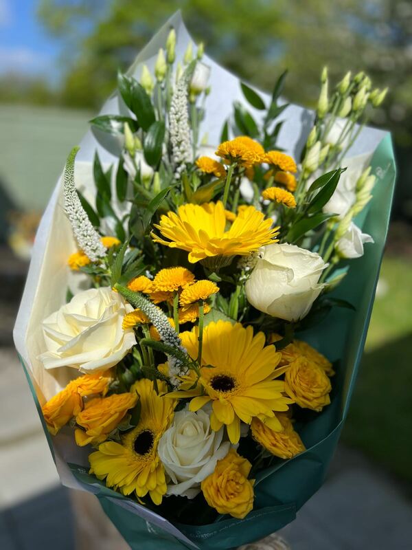 Flowers delivered to customer