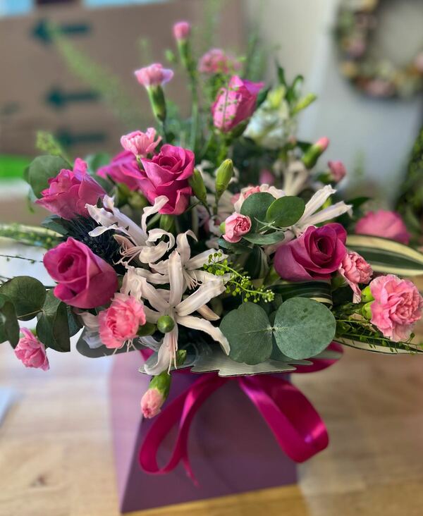 Flowers delivered to customer