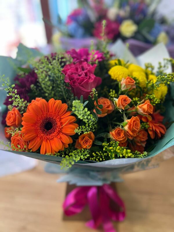 Flowers delivered to customer