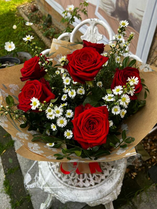 Flowers delivered to customer