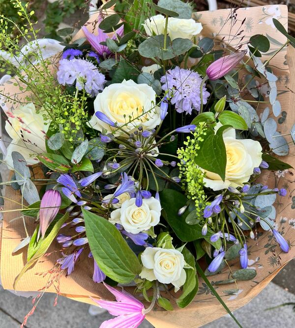 Flowers delivered to customer