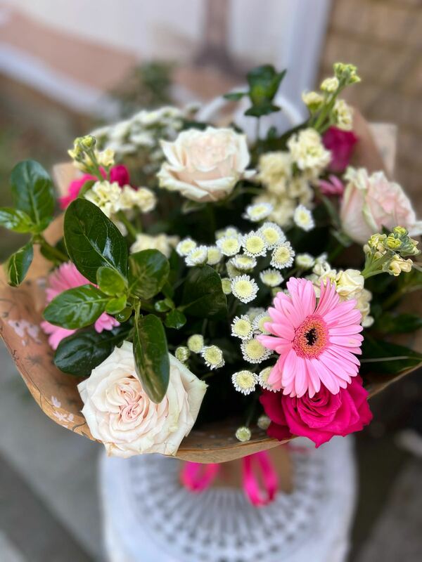 Flowers delivered to customer
