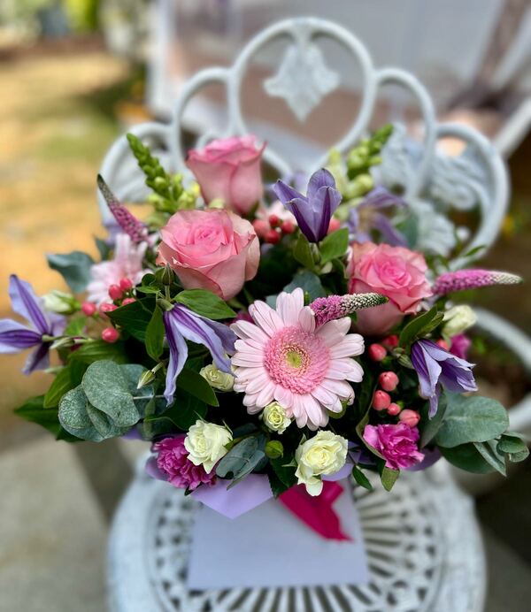 Flowers delivered to customer