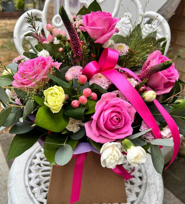 Flowers delivered to customer