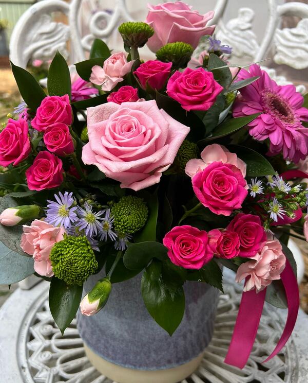 Flowers delivered to customer