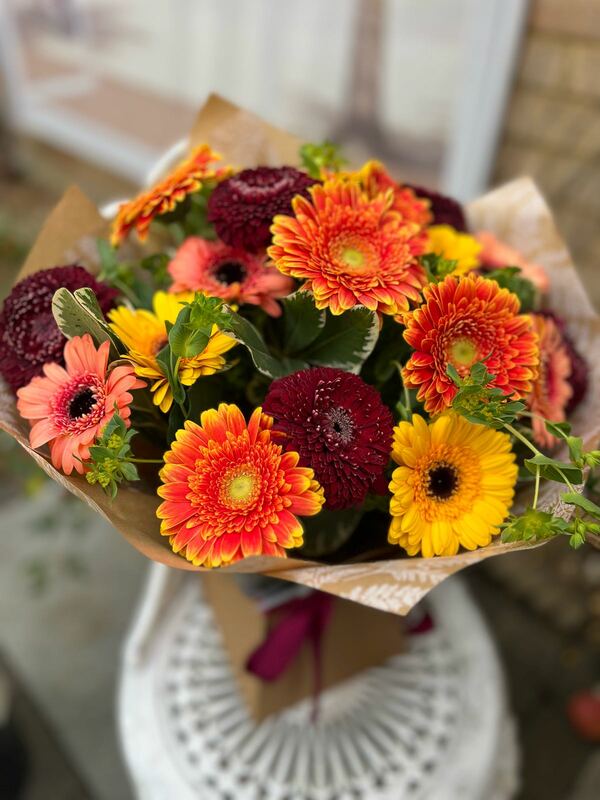 Flowers delivered to customer