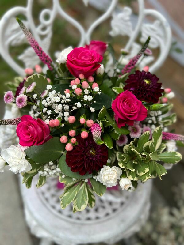 Flowers delivered to customer