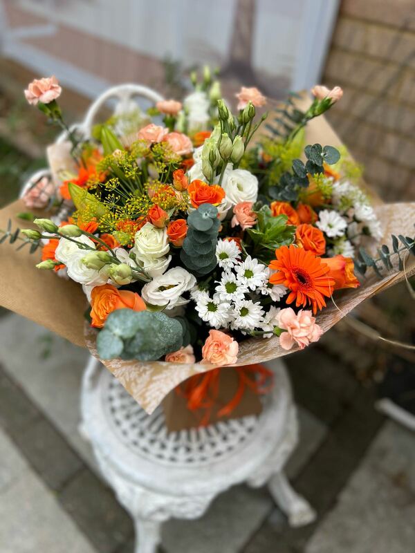 Flowers delivered to customer