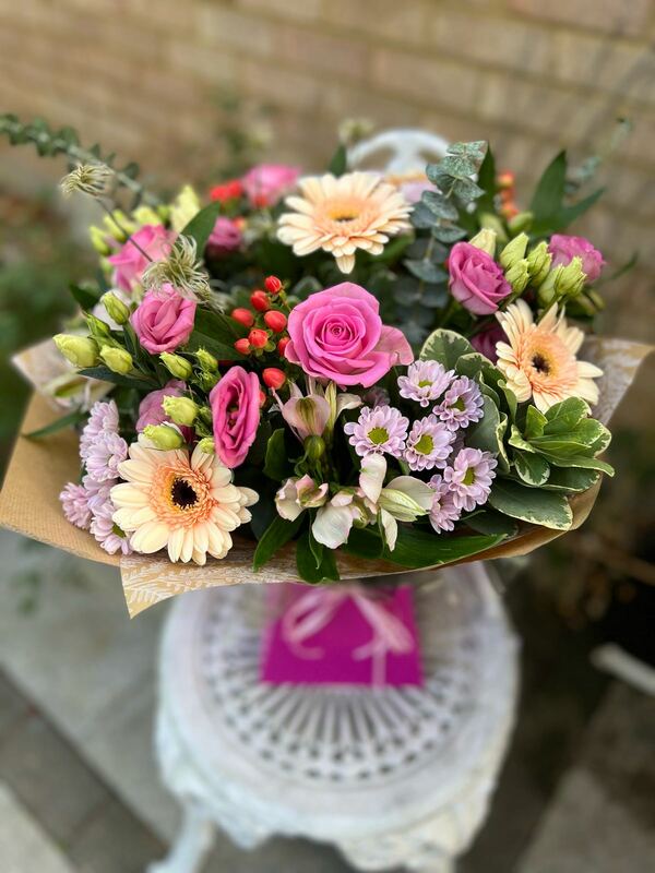 Flowers delivered to customer