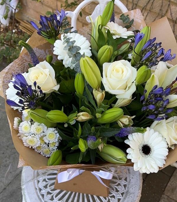 Flowers delivered to customer