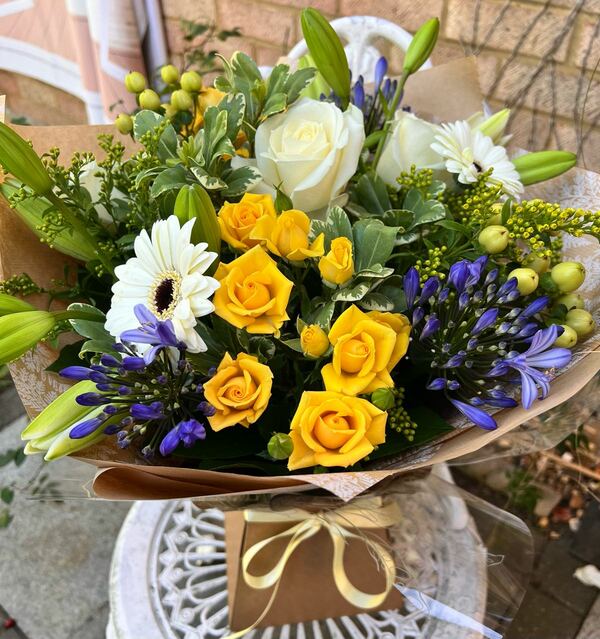Flowers delivered to customer