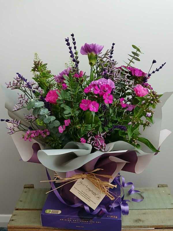 Flowers delivered to customer