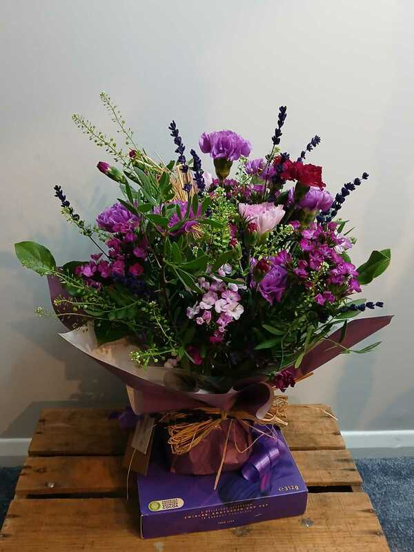 Flowers delivered to customer