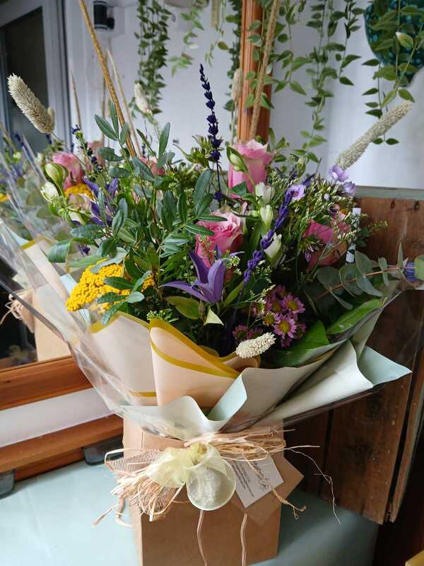 Flowers delivered to customer