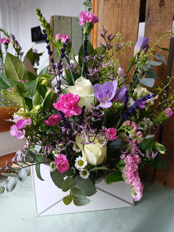 Flowers delivered to customer