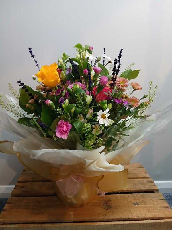 Flowers delivered to customer
