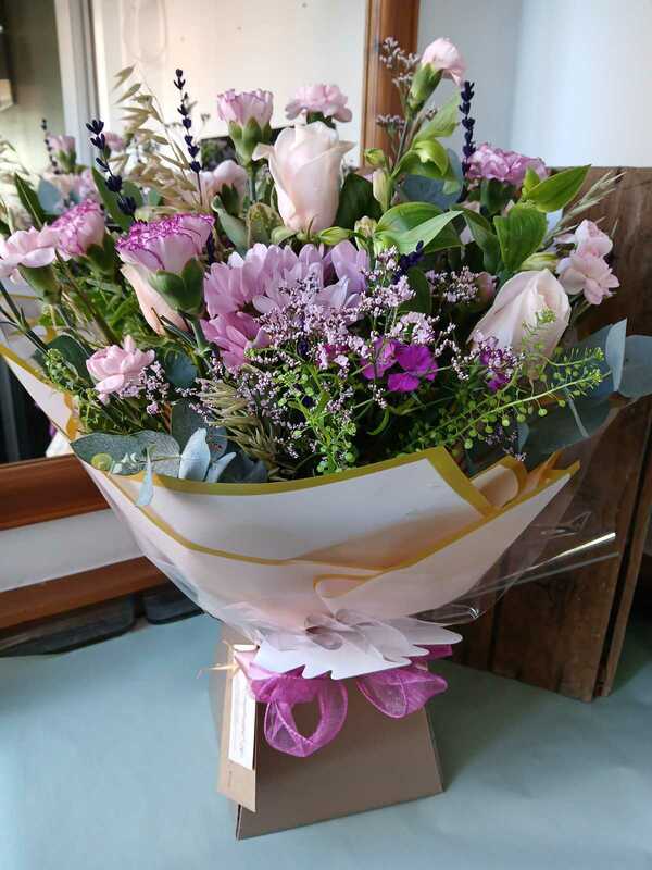 Flowers delivered to customer