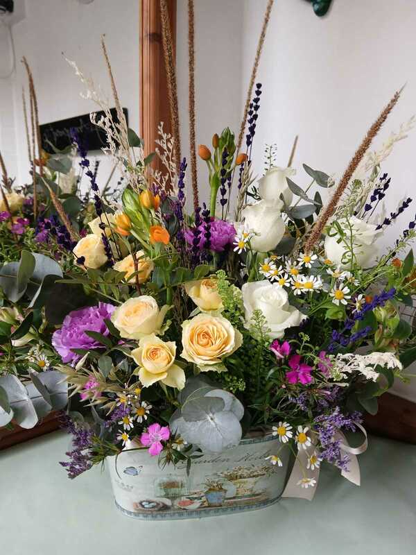 Flowers delivered to customer