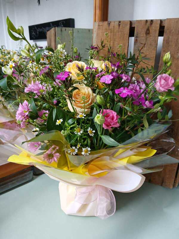 Flowers delivered to customer