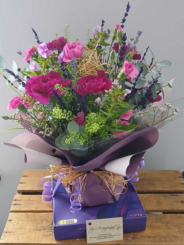 Flowers delivered to customer