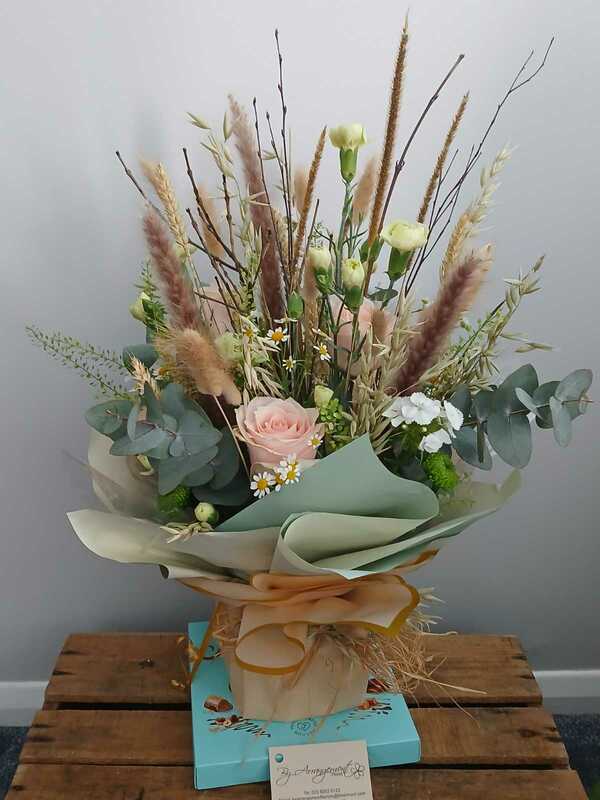 Flowers delivered to customer