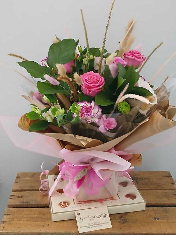 Flowers delivered to customer