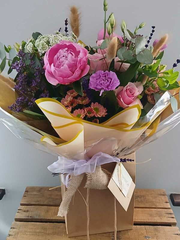 Flowers delivered to customer