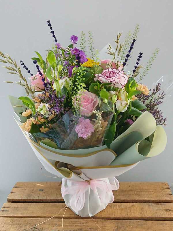 Flowers delivered to customer