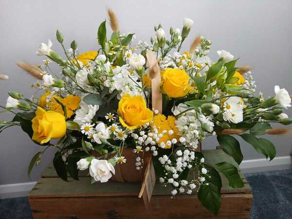 Flowers delivered to customer