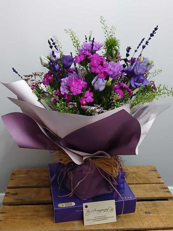 Flowers delivered to customer