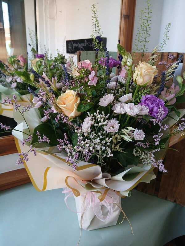 Flowers delivered to customer