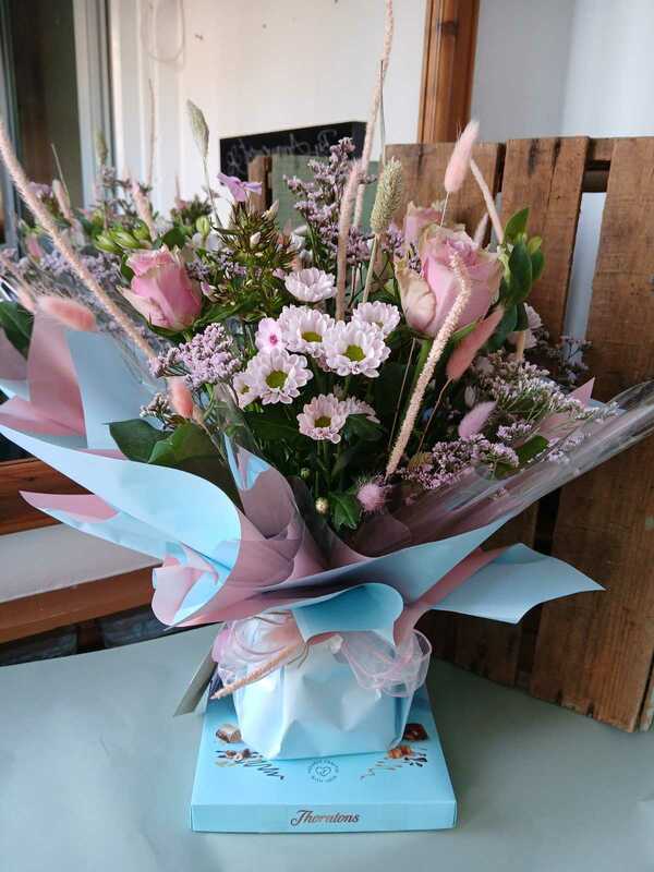 Flowers delivered to customer