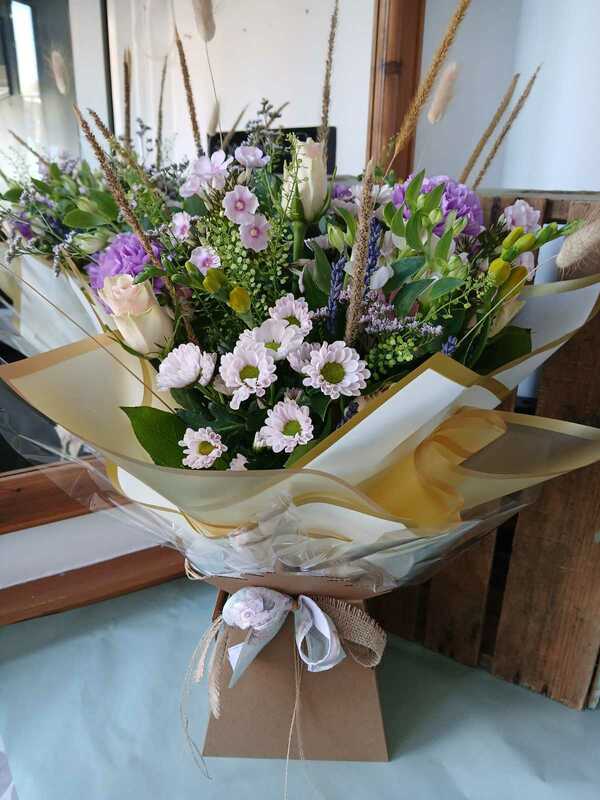 Flowers delivered to customer