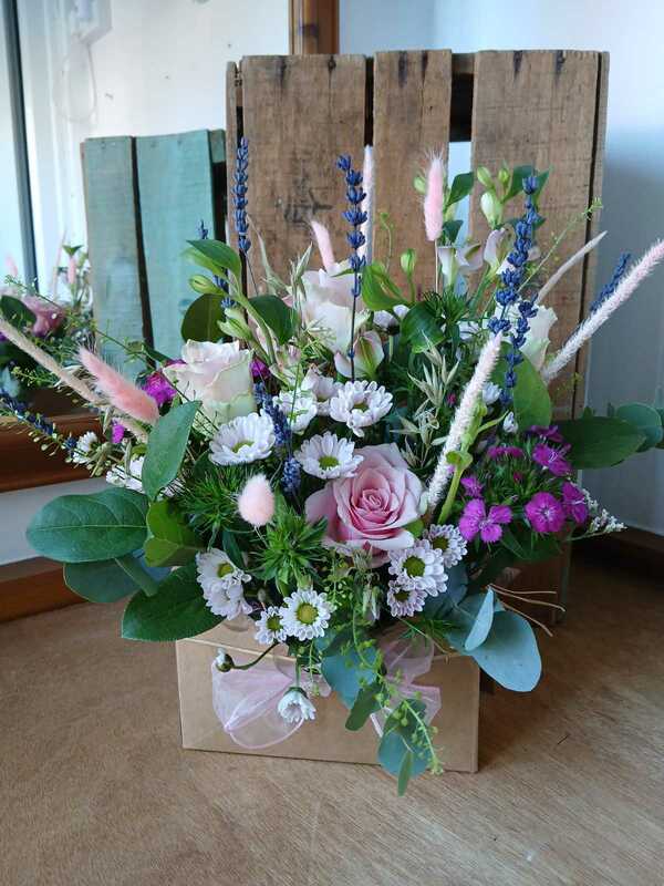 Flowers delivered to customer