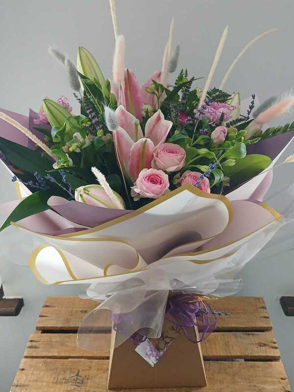 Flowers delivered to customer
