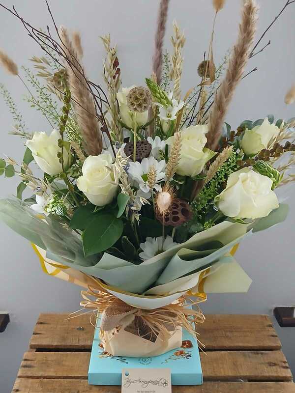 Flowers delivered to customer