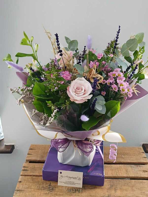 Flowers delivered to customer