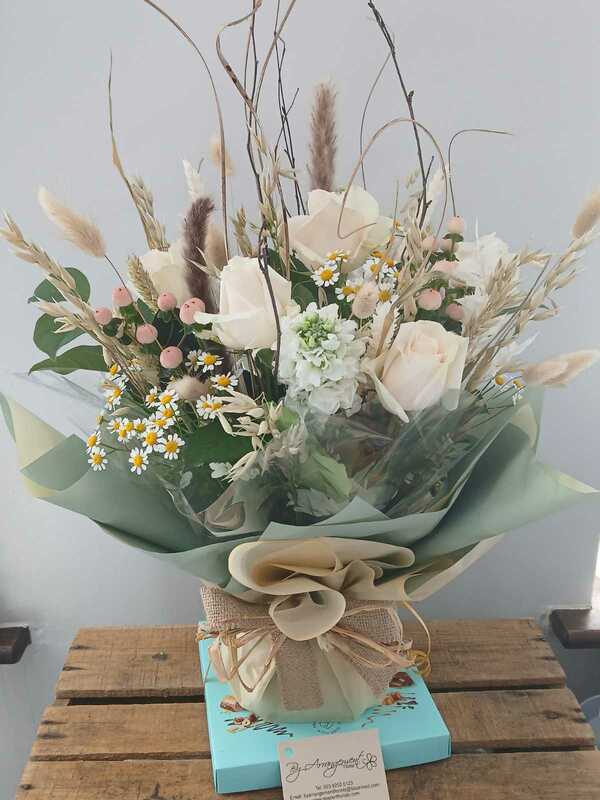 Flowers delivered to customer