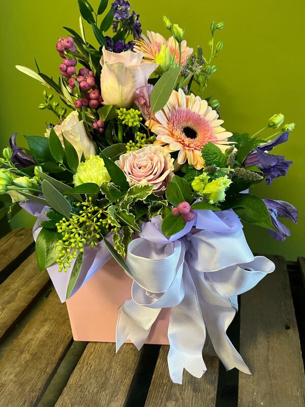 Flowers delivered to customer