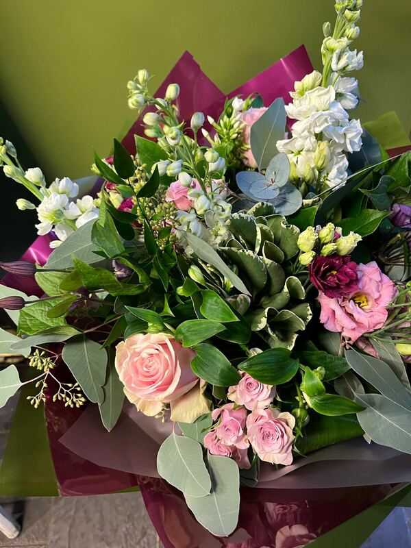 Flowers delivered to customer