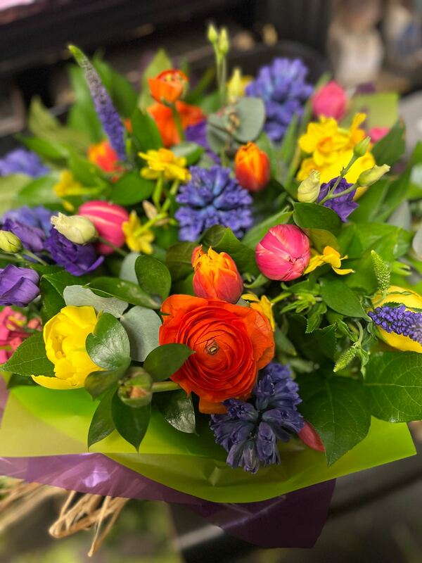Flowers delivered to customer
