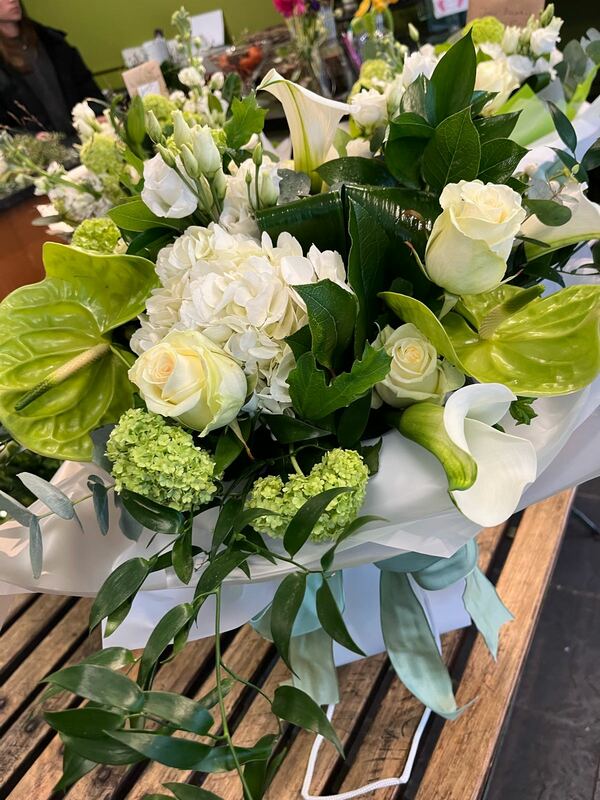 Flowers delivered to customer
