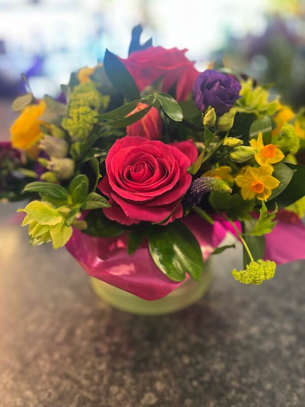 Flowers delivered to customer